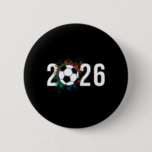 2026 Fußball Spiel Jahr Spieler Trainer Fans Button