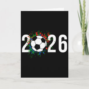 2026 Fußballspiel Jahr Spieler Trainer Fans Karte