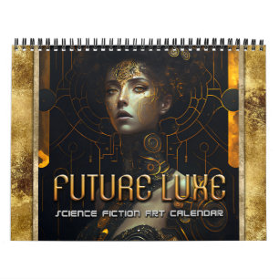 2026 Future Luxe Sci-Fi Women Art Calendar Kalender