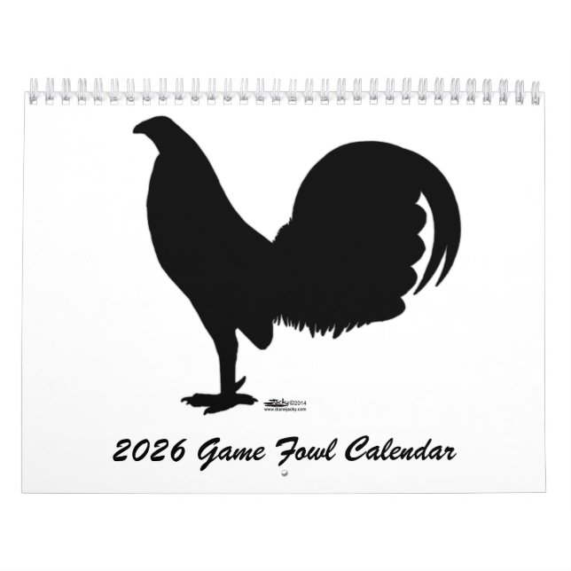2026 Game Fowl Kalender (Titelbild)