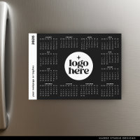 2026 Geschäft-Logo Volljahres-Magnetkalender