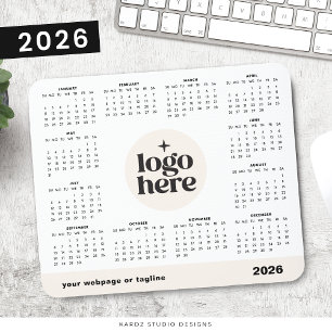 2026 Geschäftskalender-Mauspad mit Markenaufdruck Mousepad