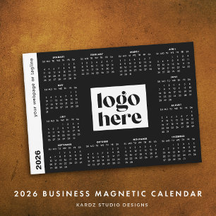 2026 Geschäftskalender mit individuellem Design un Magnetkarte