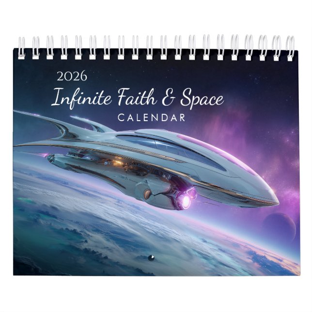 2026 Glaube Bibelvers Raum Wandkalender  (Titelbild)