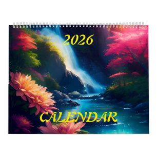 2026 Glorious Gorgeous Wasserfall Splendor Kalender