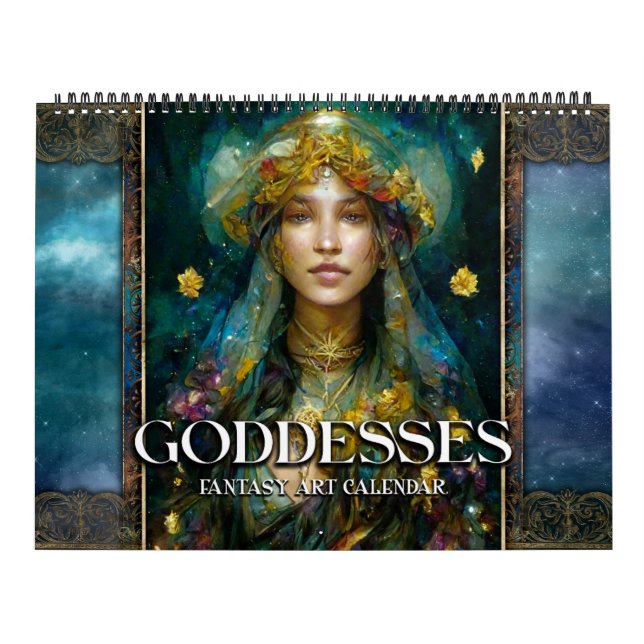 2026 Goddesses 2 Fantasy Art Calendar Kalender (Titelbild)