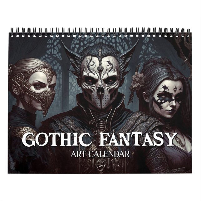2026 Gotische Fantasy Art Kalender (Titelbild)