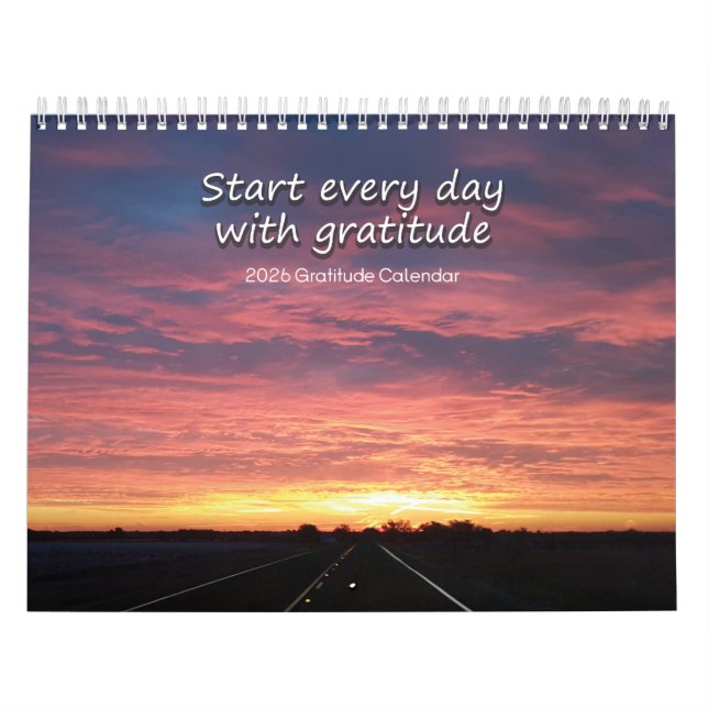 2026 Gratitude Calendar Kalender (Titelbild)