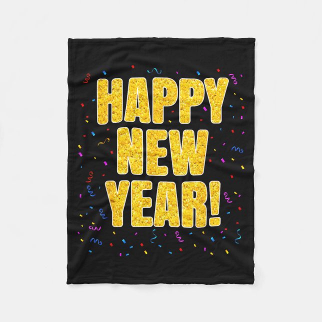 2026 Happy New Year Family Matching New Year Party Fleecedecke (Vorderseite)