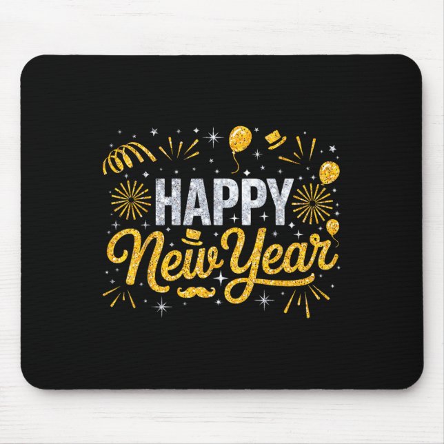 2026 Happy New Year's Eve Party Crew Squad Family  Mousepad (Vorne)