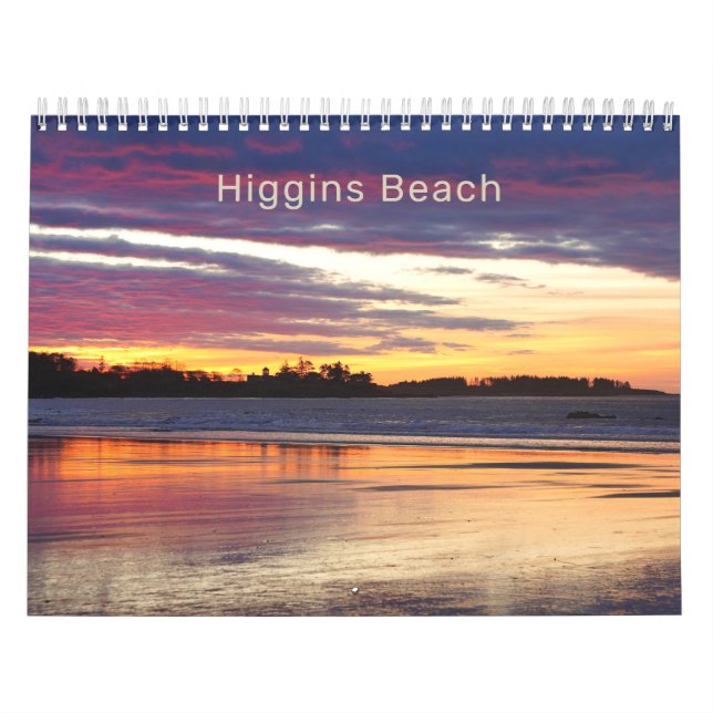 2026 Higgins Beach Maine Fotografy Calendar Kalender (Titelbild)