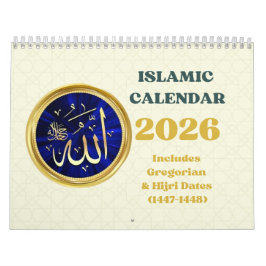 2026 Hijri Calendar Islamic Art & Key Dates Kalender