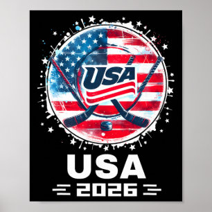 2026 Hockey-Shirt Für Männer Frauen Kinder Hockey Poster