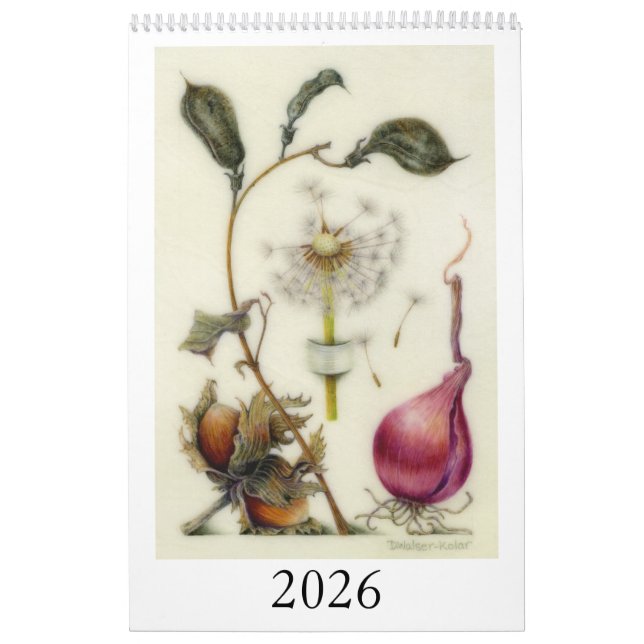 2026 Hoefnagel-Inspiriert Kalender - D. Walser-Kol (Titelbild)