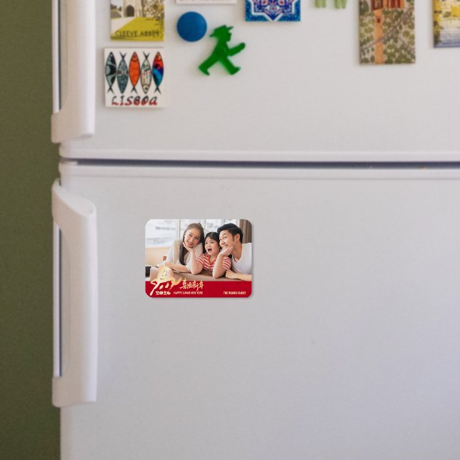 2026 Horse Photo Chinese Lunar New Year Magnet (2026 Horse Photo Chinese Lunar New Year Magnet)