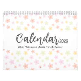 2026 Islamischer Kalender mit Koranzitaten