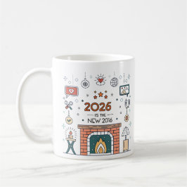 2026 Ist Das Neue 2016 Cozy Culture Vektor Kaffeetasse
