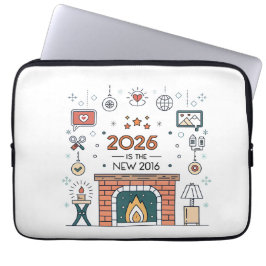 2026 Ist Das Neue 2016 Cozy Culture Vektor Laptopschutzhülle