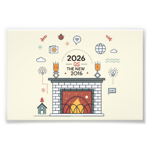 2026 Ist Die Neue 2016 Digitale Kultur Vektor Fotodruck
