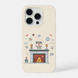 2026 Ist Die Neue 2016 Digitale Kultur Vektor iPhone 15 Pro Hülle