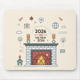 2026 Ist Die Neue 2016 Digitale Kultur Vektor Mousepad