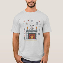 2026 Ist Die Neue 2016 Digitale Kultur Vektor T-Shirt