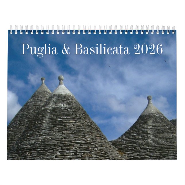 2026 Italien Kalender - Puglia & Basilicata - Mitt (Titelbild)