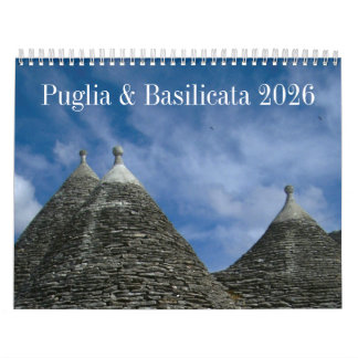 2026 Italien Kalender - Puglia & Basilicata - Mitt