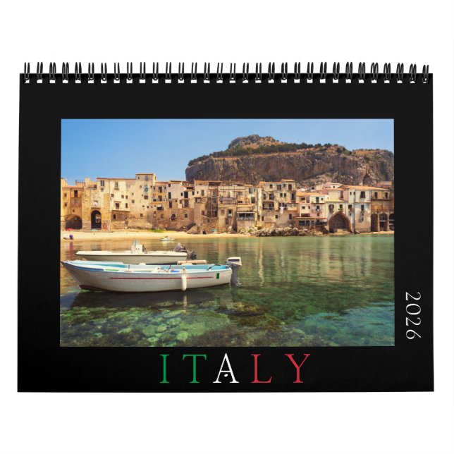 2026 Italy landscape photography Kalender (Titelbild)