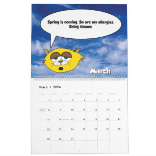 2026 Jerry Der Katzen-Kalender Kalender