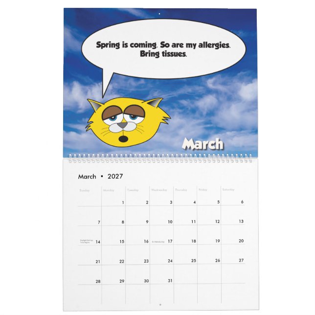 2026 Jerry Der Katzen-Kalender Kalender (Mär 2027)