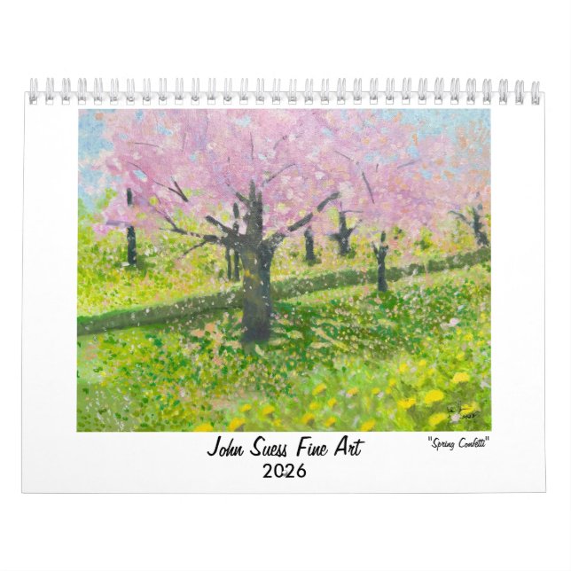 2026 John Suess Fine Art Wall Calendar Kalender (Titelbild)