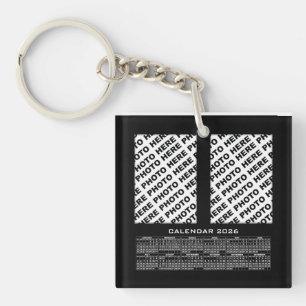 2026 Kalender: 4 Schlüsselanhänger Vertikale Foto 