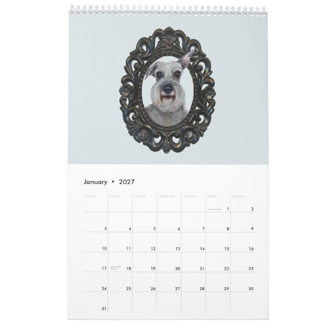 2026 Kalender Aquarellbilder von Amy DeVa (Jan 2027)