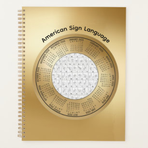 2026 Kalender ASL Amerikanische Gebärdensprache Pl Planer