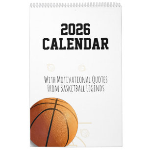 2026 Kalender Basketball Inspirierende Zitate 