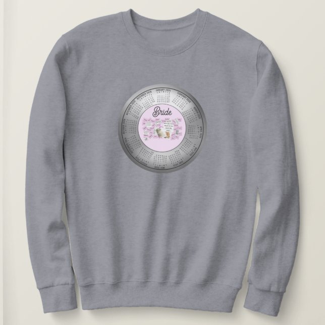 2026 Kalender Braut Sweatshirt (Design vorne)