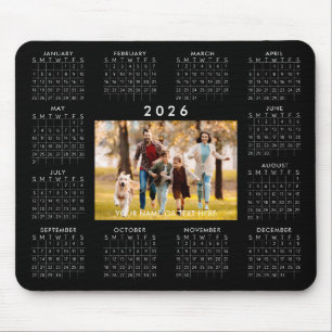 2026 Kalender Ein Foto Personalisierte Benutzerdef Mousepad