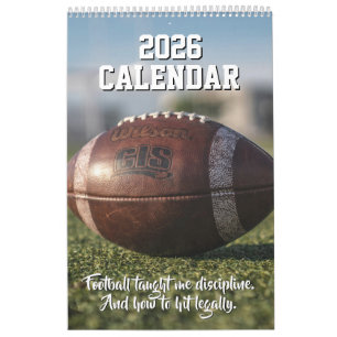 2026 Kalender Fußballspieler Lustig Motivierend