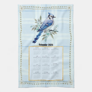 2026 Kalender Handtuch Bluejay 2