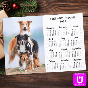 2026 Kalender Magnet Haustier Hund Kid Custom Foto