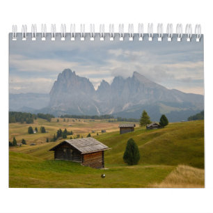 2026 Kalender mit Bildern der italienischen Dolomi