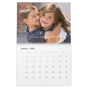 2026 Kalender Motivierend Mit Familienfotos
