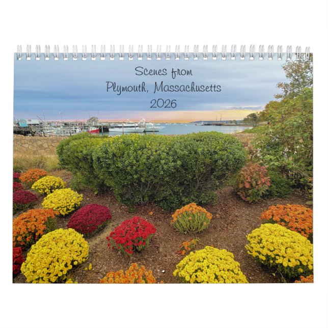 2026 Kalender - Plymouth, Massachusetts  (Titelbild)