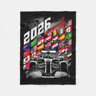 2026 Kalender Rennstreckenplan Orte Fleecedecke