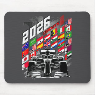 2026 Kalender Rennstreckenterminplan Orte Mousepad