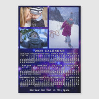 2026 Kalender Space Nebula 3 Benutzerdefinierte Fo