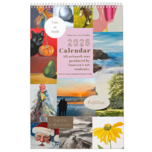 2026 Kalender Vanessas Kunststudio-Schüler 2
