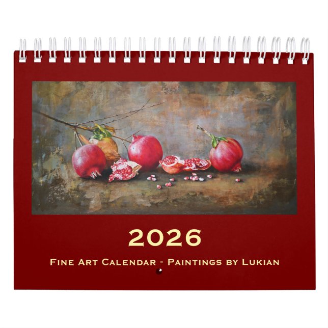 2026 Kalenderdesign - Lukian Art Malerei Kalender (Titelbild)
