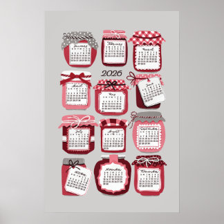 2026 Kalenderposter Jam Jars Poster